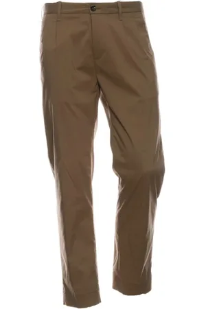 Nine In The Morning Chinos, male, , M, Vulcano Nocciola Stylish Trousers
