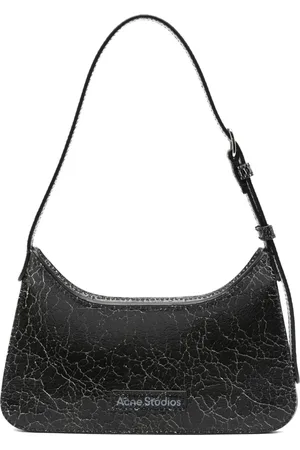Acne Studios Cracked Leather Shoulder Bag
