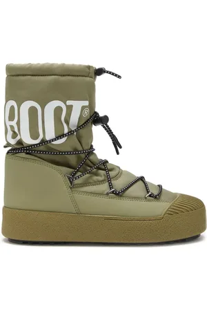 Moon Boot Khaki Hybrid Hiking Sneaker Boots