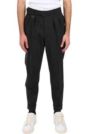 Paolo Pecora Suit Trousers, male, , L, Wool blend pleated trousers