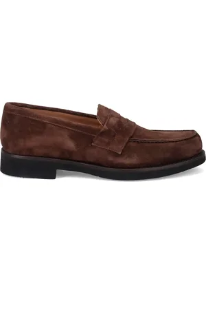 SANGIORGIO Loafers, male, , 7 UK, Suede Moccasin Shoe