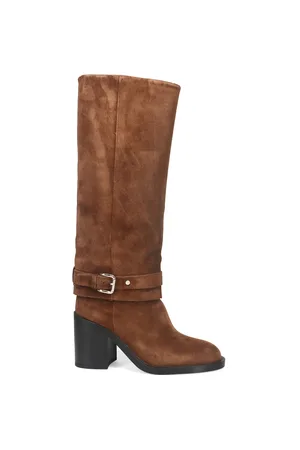 Alpe High Boots, female, , 5 UK, Suede Block Heel Boot
