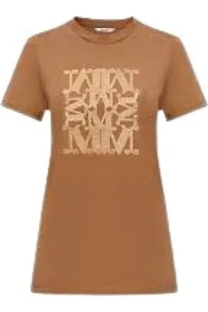 Max Mara T-Shirts, female, , XS, Casual Cotton T-Shirt