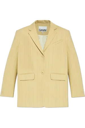 Ganni Blazers, female, , M, Striped Pattern Blazer