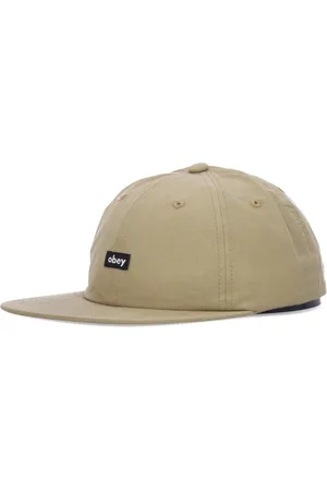 Obey Bronze 6 Panel Strapback Flat Visor Cap