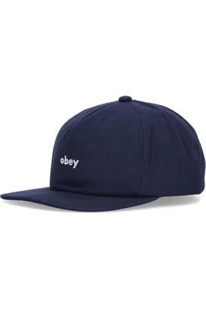 Obey Caps, male, , ONE SIZE, Flat Brim Snapback Cap Mild Navy