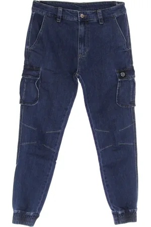 DOLLY NOIRE Cargo Denim Jeans with Pockets
