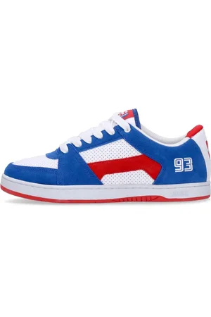 Etnies Rap Lo Skate Shoes Blue/Red/White