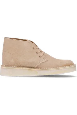 Clarks Lace-up Boots, male, , 10 UK, Tan Suede Moccasin Lifestyle Shoe