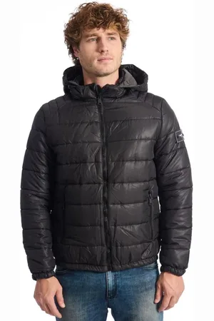 BALDININI Winter Jackets, male, , XL, Quilted Zip Jacket with Pockets