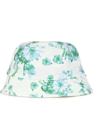 Huf Hats, male, , L/XL, Floral Print Bucket Hat Unbleached