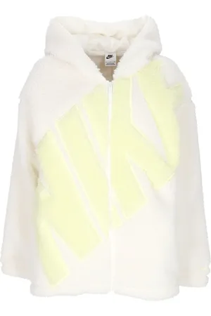 Nike Faux Fur & Shearling Jackets, female, , S, High-pile Jacket with Logo