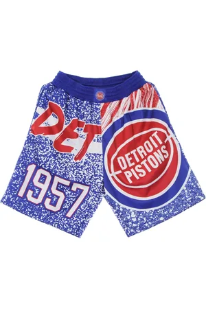 Mitchell & Ness Detroit Pistons Basketball Shorts Sublimated Mesh