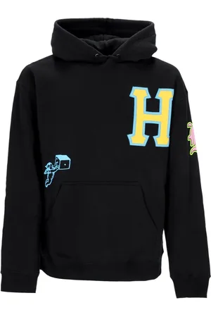 Huf Hoodies, male, , XL, Hoodie with Adjustable Hood and Front Pocket