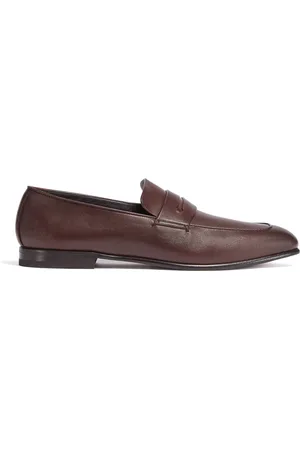 Ermenegildo Zegna Leather Loafers Classic Style