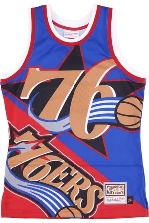 Mitchell & Ness Sportswear, male, , L, NBA Big Face Tank Top Blue