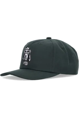 Obey Classic Snapback Flat Brim Cap Dark Cedar
