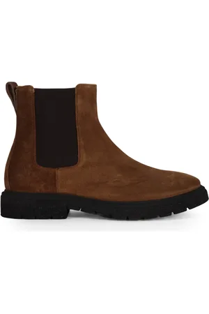 Fabi Suede Chelsea Boot with Zip Closure