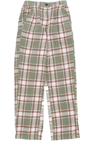 Obey High Waist Flannel Trousers