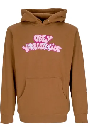 Obey Hoodies, male, , XS, Butterfly Basic Hooded Fleece Womens Hoodie