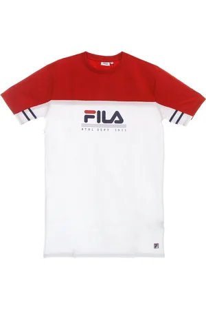 Fila T-Shirts, female, , S, Bright /True Red Tee Dress