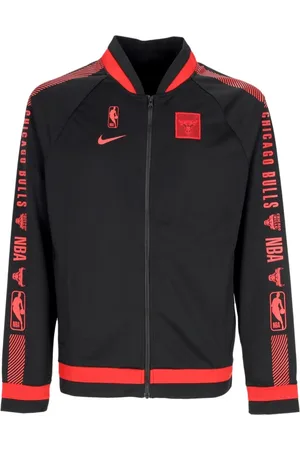 Nike Bomber Jackets, male, , XL, Chicago Bulls Courtside Dri-fit Jacket