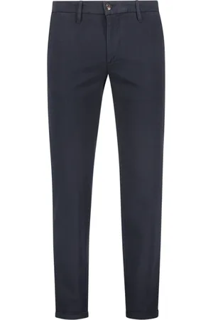 RE-HASH Mens Chinos with Turn-Up Hem