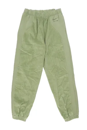Nike Straight Trousers, female, , L, Corduroy Fleece High-waisted Tracksuit Trousers