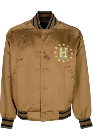 Huf Bomber Jackets, male, , XL, Galactic Stack Bomber Jacket Camel
