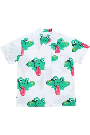 Obey Woven Short Sleeve Shirt All Over Print
