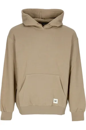 Caterpillar Hoodies, male, , L, Label Logo Hoodie Lemon Pepper