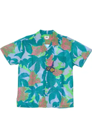 Obey Short Sleeve Shirts, male, , XL, Woven Short Sleeve Shirt Good Gray