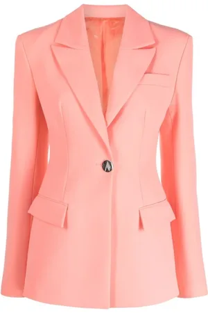The Attico Blazers, female, , 2XS, Salmon Blue Blazer