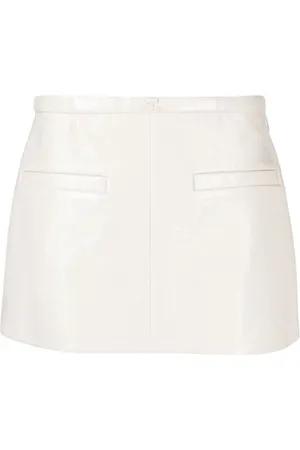 Courrèges Heritage A-Line Vinyl Mini Skirt
