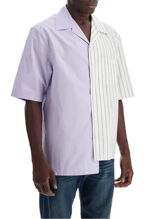 Lanvin Asymmetric Panel Bowling Shirt