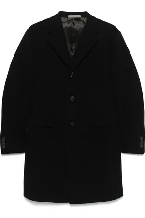 corneliani Single-Breasted Coats, male, , XL, Virgin Wool Coat with Pockets