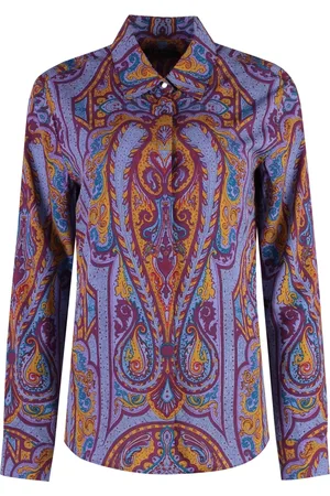 Ralph Lauren Shirts, female, , XL, Jacquard Shirt with Rounded Hem