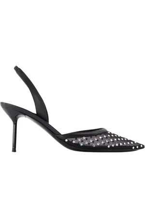 PARIS TEXAS Pumps, female, , 6 UK, Slingback Pumps with Mesh