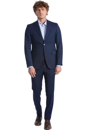BALDININI Single Breasted Suits, male, , M, Slim Fit Wool Suit Classic Style