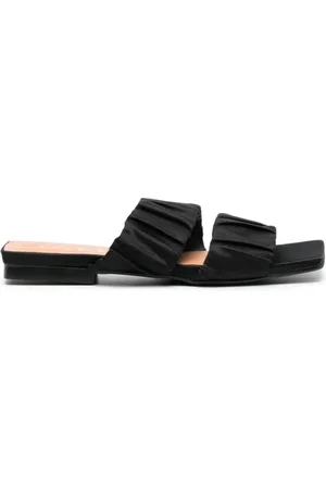 Ganni Sliders, female, , 4 UK, Flat Sandals with Logo