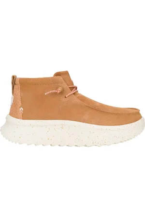 Hey dude Lace-up Boots, female, , 4 UK, Camel Suede Travel Boots