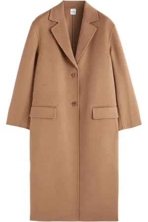 Aspesi Single-Breasted Coats, female, , XS, Double Wool Coat with Classic Lapels