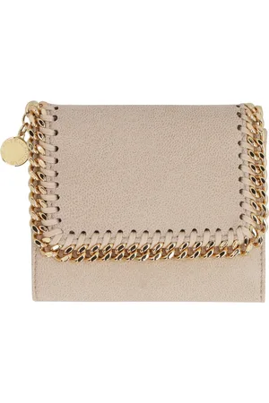 Stella McCartney Small Flap Wallet with Snap Button Closure