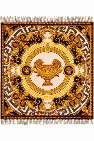 VERSACE Luxury Wool Plaid 