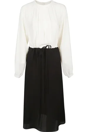 Crida Milano Midi Dresses, female, , M, Silk Viscose Dress Made in Italy
