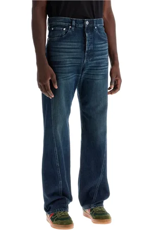 Lanvin Straight Jeans, male, , W32, Twisted Seams Denim Jeans