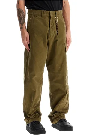 DARKPARK Cargo Trousers with Distressed Details
