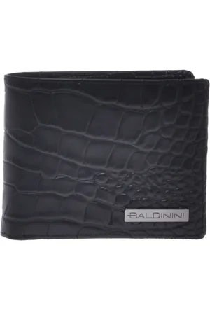 BALDININI Wallet in leather with crocodile print