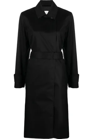 Calvin Klein Trench Coats, female, , S, Cotton Casual Trench Coat