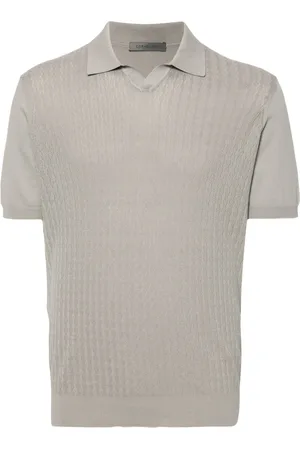 corneliani Polo Shirts, male, , 4XL, Casual Polo Shirt Cotton